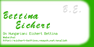 bettina eichert business card